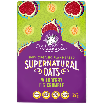 Wazoogles Supernatural Oats - Wild Berry Fig Crumble - 300g 