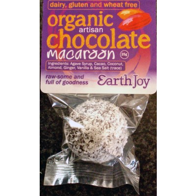 EarthJoy Organic Raw Chocolate Macaroons