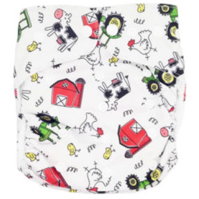 Fancypants All-In-One Cloth Nappy - Farmyard