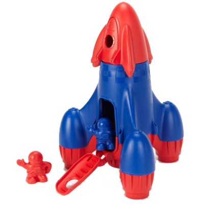 Green Toys Rocket with Red Top