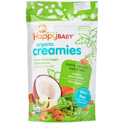 Happy Creamies Apple, Spinach, Pea & Kiwi 28g