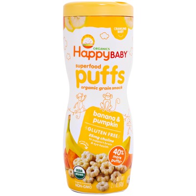 Happy Baby Puffs - Banana & Pumpkin