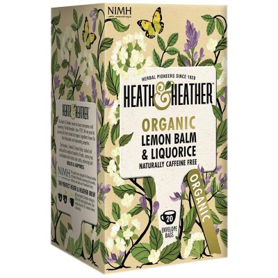 Heath & Heather Organic Lemon Balm And Liquorice Tea