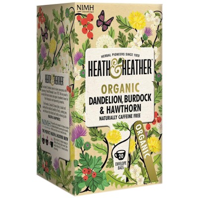 Heath & Heather Organic Dandelion, Burdock And Hawthorne Tea