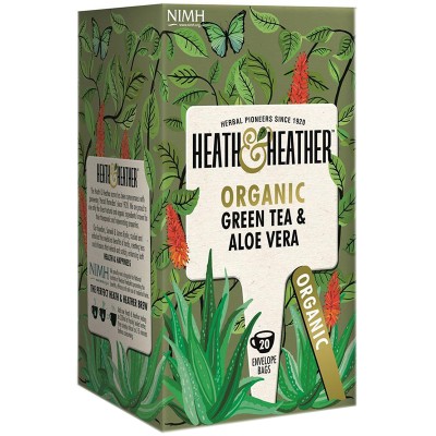 Heath & Heather Organic Green Tea & Aloe Vera