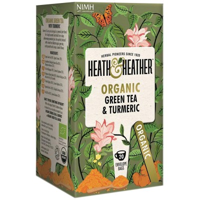 Heath & Heather Organic Green Tea & Turmeric