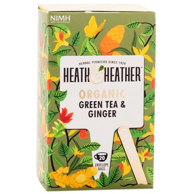 Heath & Heather Organic Green Tea & Ginger