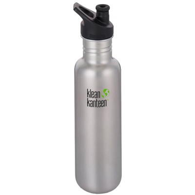 Klean Kanteen Classic 27oz Bottle with Sport Cap - Brushed Stainless