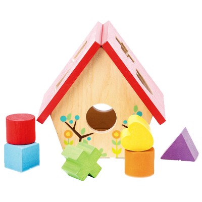 Petilou My Little Bird House Shape Sorter