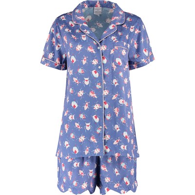 Nightire Bamboo Short Sleeve Sleepwear Set - Colourful Critters