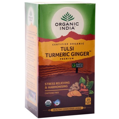 Organic India Tulsi Turmeric Ginger Tea