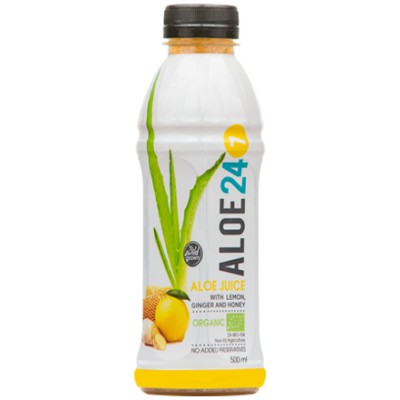 Organic Aloe 24/7 Juice- Lemon, Ginger and Honey