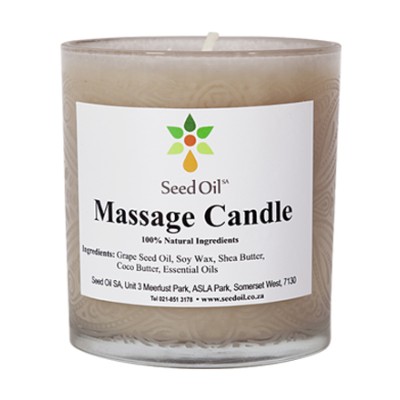 Seed Oil Massage Candle