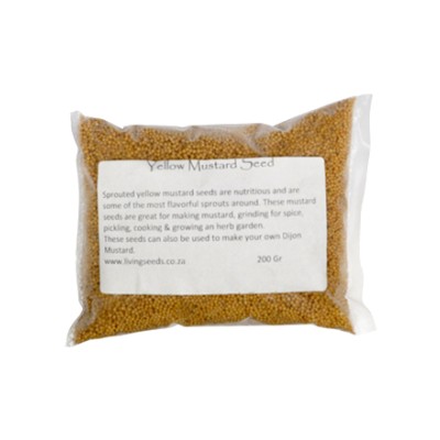 Livingseeds Yellow Mustard Seeds