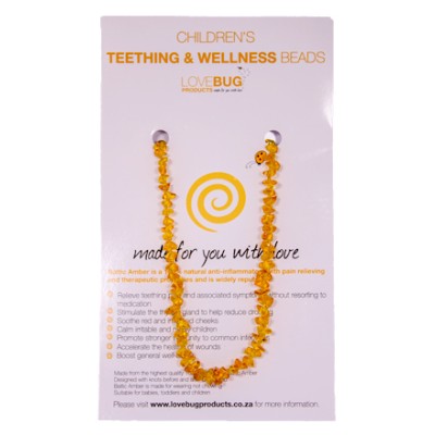 Honey Baltic Amber Teething Necklace - Nuggets