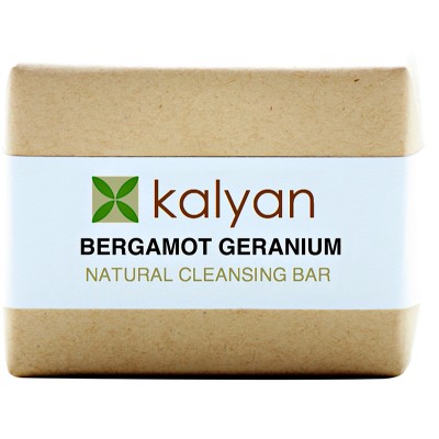 Kalyan Bergamot & Geranium Natural Cleansing Bar