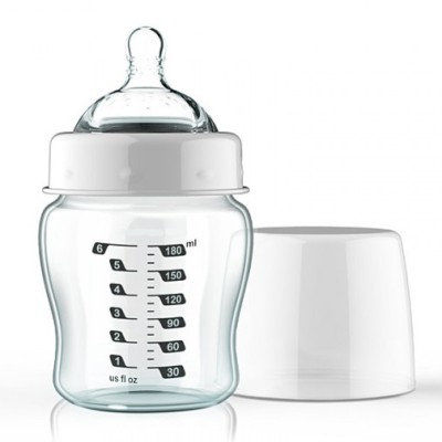Haakaa Wide Neck Glass BabyBottle