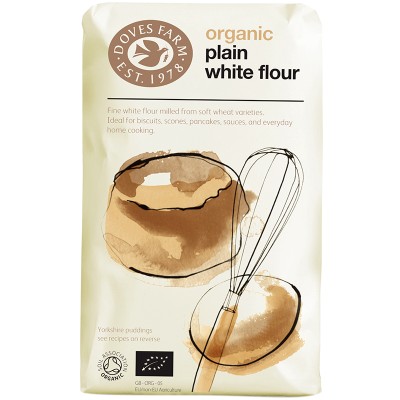 Doves Farm Organic Plain White Flour (Stoneground)