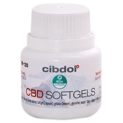 Cibdol CBD Softgel Capsules 10%