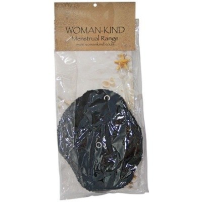 Woman-Kind Reusable Black Fabric Pads Pack of 2 (Small)