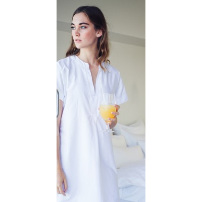 The Pure Cotton Shop Sleep Shirt Short Sleeve