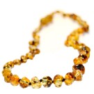 Baltic Amber for Africa Green Teething Necklace