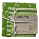 6 degrees East Bwax Wraps Pack of 3 (S,M & L) Green