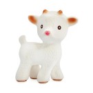 CaaOcho Natural Rubber Teether Toy - Sola the Goat (White)