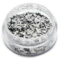 Mirror Moon Eco Glitter Silver Sands