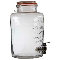 Consol Beverage Dispenser With Clip-Top Lid