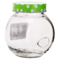 Consol Broadway Jar With Green Polka Dot Lid