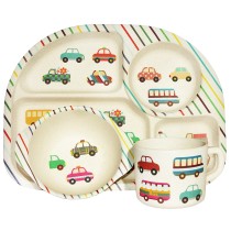 Ecoffee Cup - Bimbamboo 3 Piece Dining Set - Transport