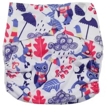 Fancy Pants Basics Suede Cloth Pattern Nappy - Autumn