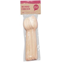 GREEN HOME Wooden Spoons in Compostable Bag