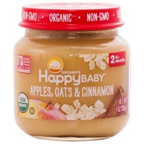 Happy Baby Stage 2 - Apples, Oats & Cinnamon