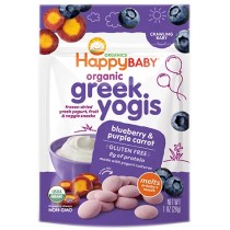 Happy Baby Organic Greek Yogis - Blueberry & Purple Carrot