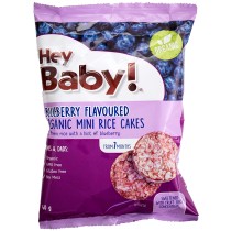 Hey Baby! Organic Mini Rice Cakes - Blueberry