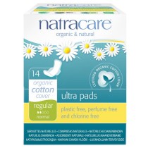 Natracare Organic Cotton Ultra Pads with Wings Regular (14)