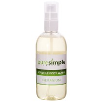 Pure Simple Geranium Castile Body Wash