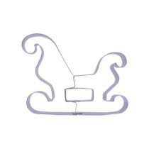 Kitchen Craft Metal Cookie Cutter - Sleigh Design