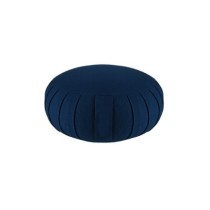 Blue Cotton Round Meditation Cushion