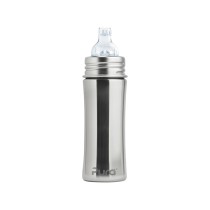Pura Stainless Steel Mirror Finished Sippy Bottle, 325ml