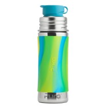 Pura Stainless Steel Aqua Swirl Sport Junior Bottle