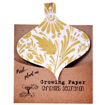 Growing Paper Christmas Decorations - Bauble
