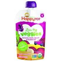 Happy Tot Veggies - Banana, Beet, Squash & Blueberry