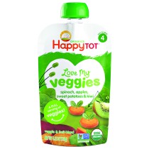 Happy Tot Veggies - Spinach, Apple, Sweet Potato & Kiwi