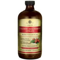 Solgar Liquid Calcium Magnesium Citrate - Strawberry