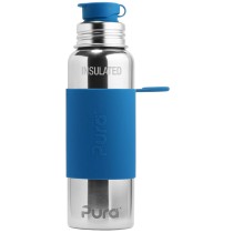 Pura Stainless Steel 650ml Insulated Sports Bottle - Blue Steel