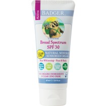 Badger SPF 30 Clear Zinc Sunscreen Cream