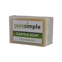 Pure Simple Cedarwood Castile Soap